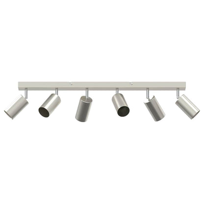 Ceiling Spotlight with Spotlights Nickel 73 x 6 x 16 cm Metal