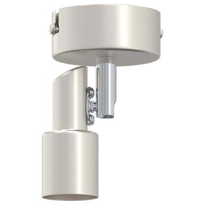 Ceiling Spotlight with Spotlights Nickel 8 x 8 x 10.5 cm Steel