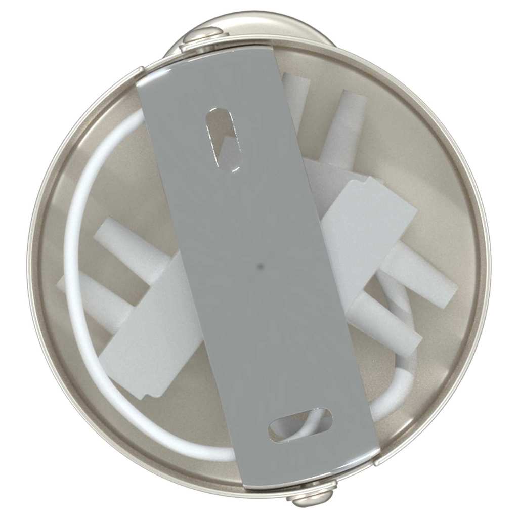 Ceiling Spotlight with Spotlights Nickel 8 x 8 x 10.5 cm Steel