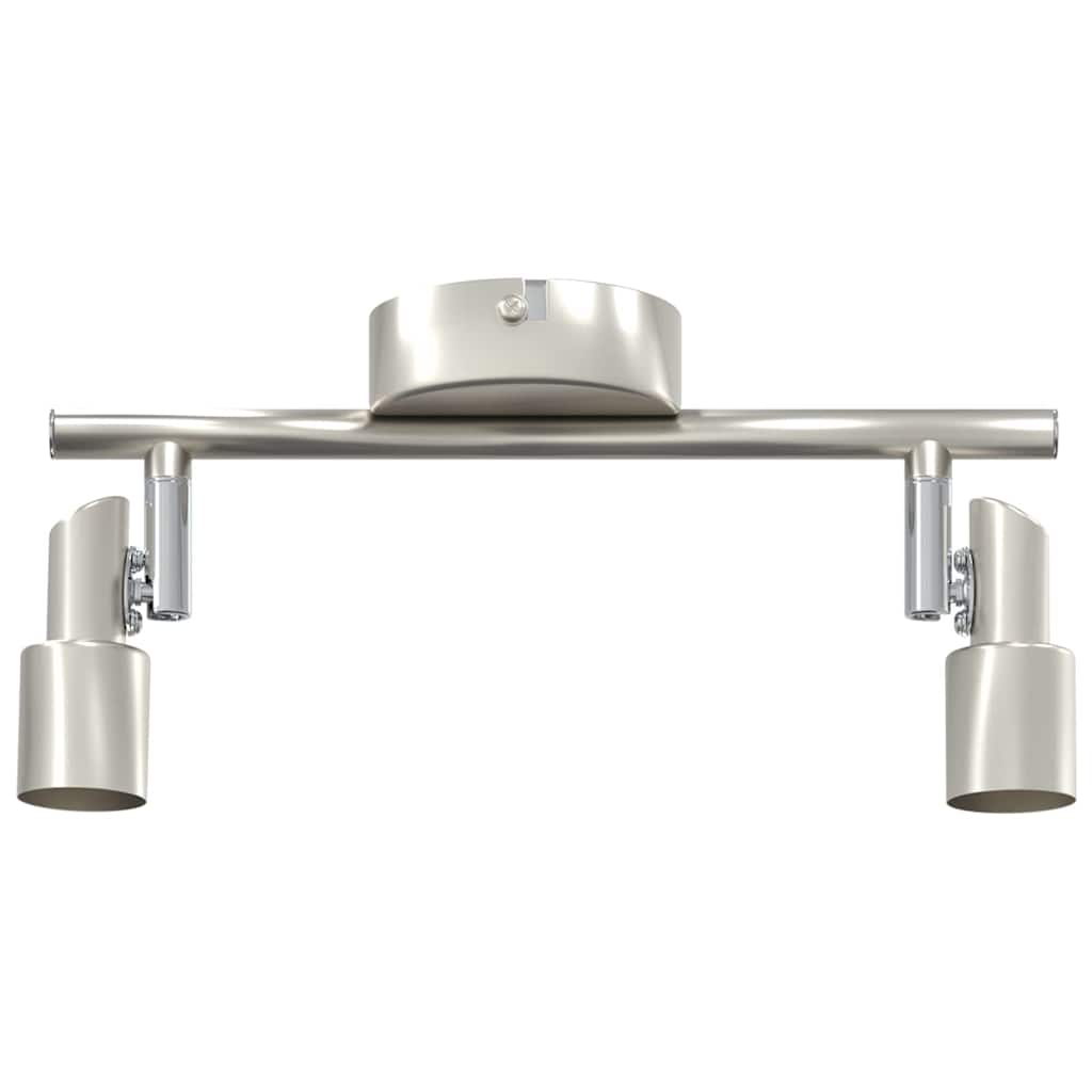 Ceiling Spotlight with Spotlights Nickel 25.5 x 8 x 11 cm Steel