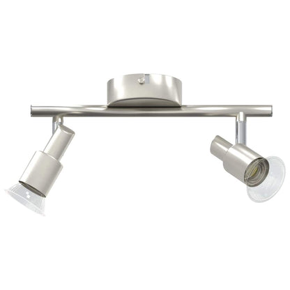 Ceiling Spotlight with Spotlights Nickel 25.5 x 8 x 11 cm Steel