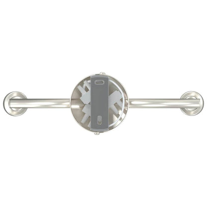 Ceiling Spotlight with Spotlights Nickel 25.5 x 8 x 11 cm Steel
