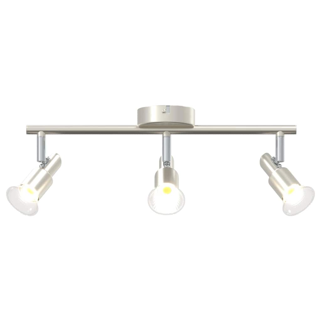 Ceiling Spotlight Nickel 39 x 10.5 x 10.5 cm Steel