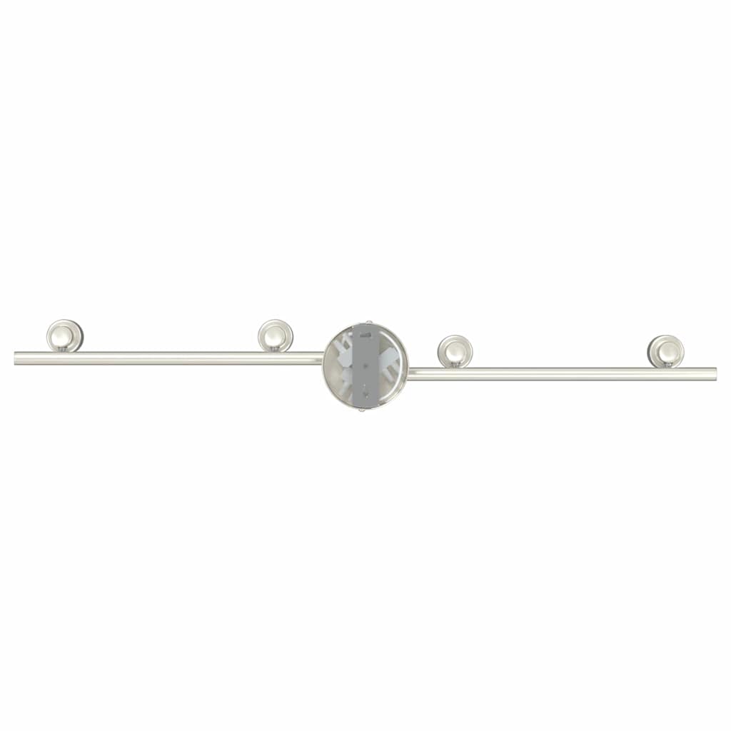 Ceiling Spotlight with Spotlights Nickel 70 x 9 x 12.5 cm Steel