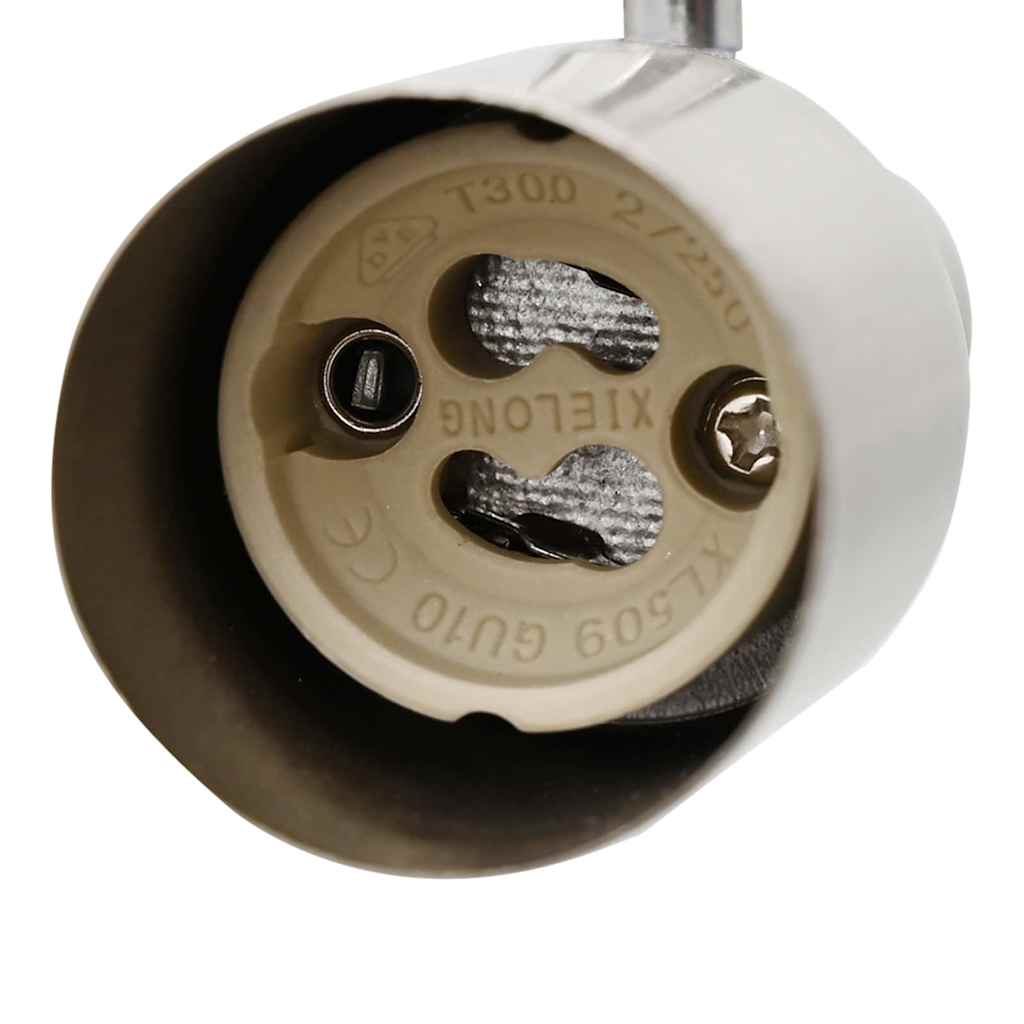 Ceiling Spotlight Nickel 176.5 x 9.5 x 14 cm Steel