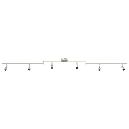 Ceiling Spotlight Nickel 176.5 x 9.5 x 14 cm Steel