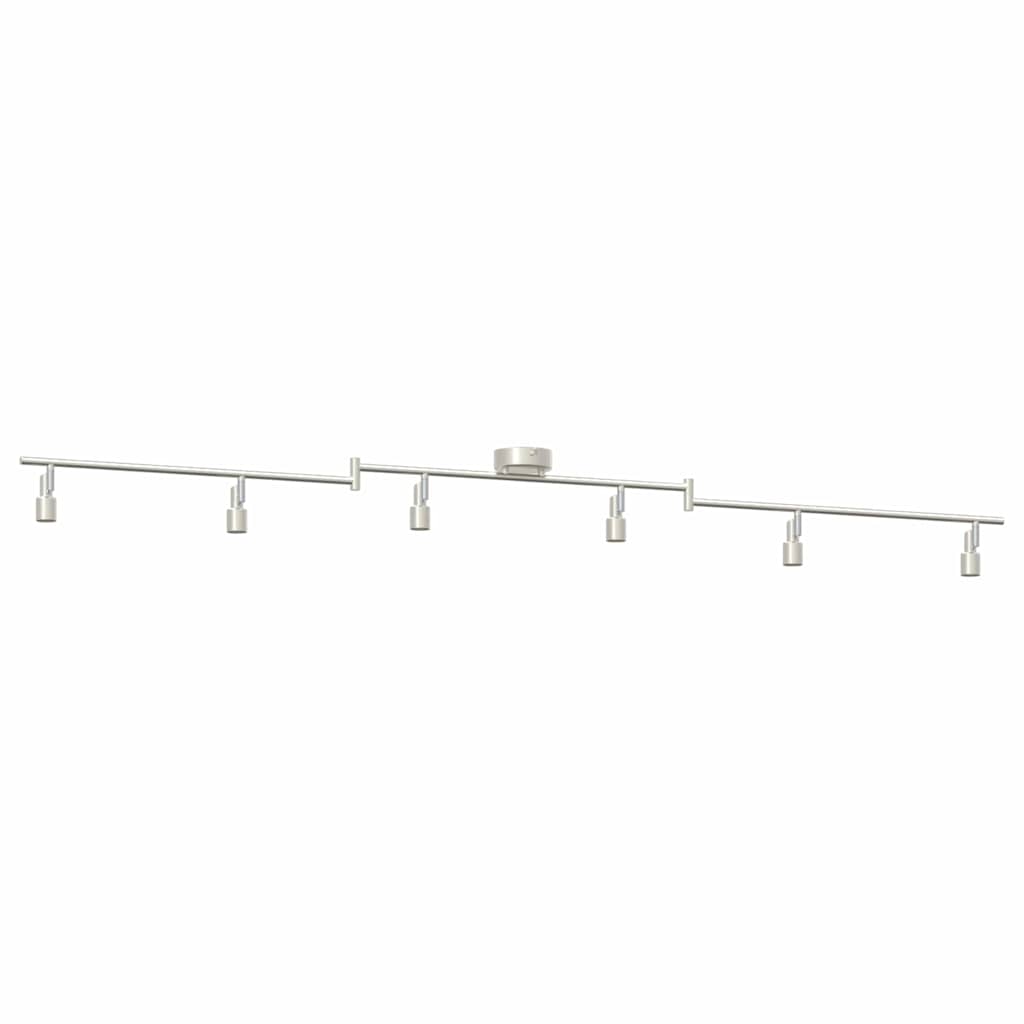 Ceiling Spotlight Nickel 176.5 x 9.5 x 14 cm Steel
