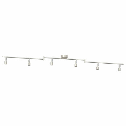 Ceiling Spotlight Nickel 176.5 x 9.5 x 14 cm Steel