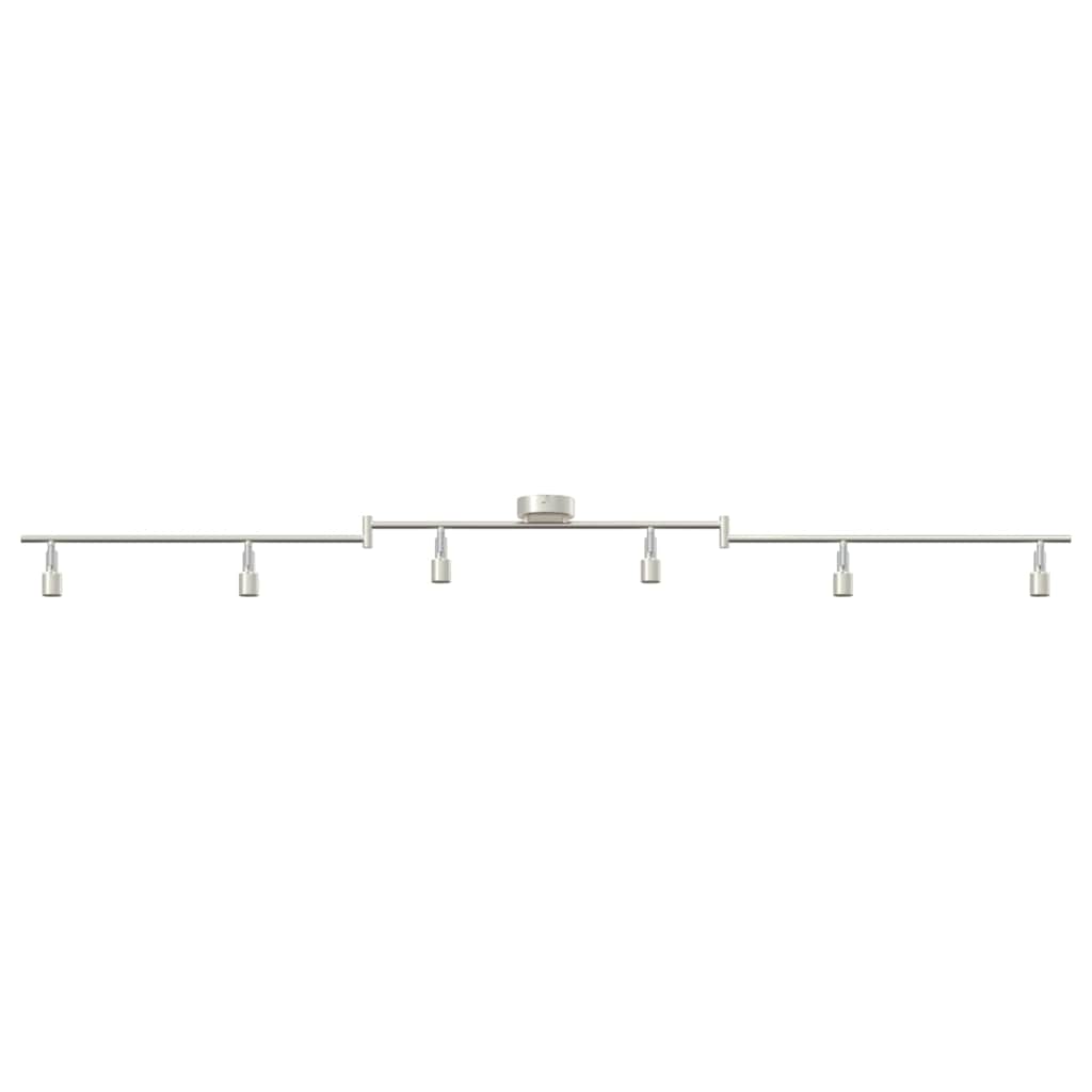 Ceiling Spotlight Nickel 176.5 x 9.5 x 14 cm Steel