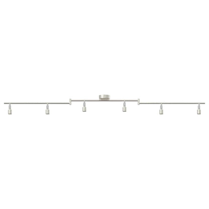 Ceiling Spotlight Nickel 176.5 x 9.5 x 14 cm Steel
