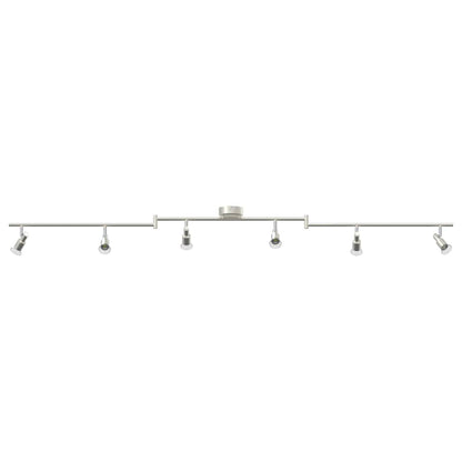Ceiling Spotlight Nickel 176.5 x 9.5 x 14 cm Steel