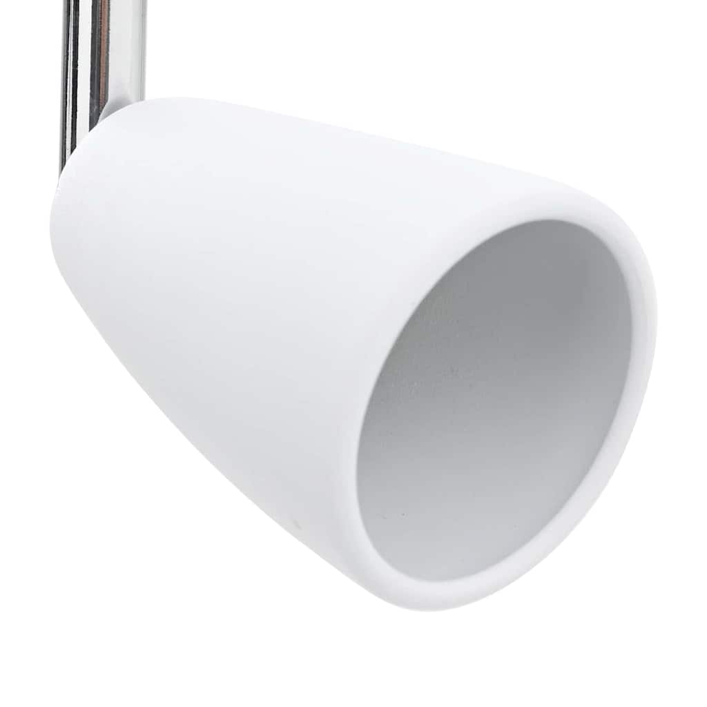 Ceiling Spotlight with Spotlights White 8 x 8 x 14 cm Metal