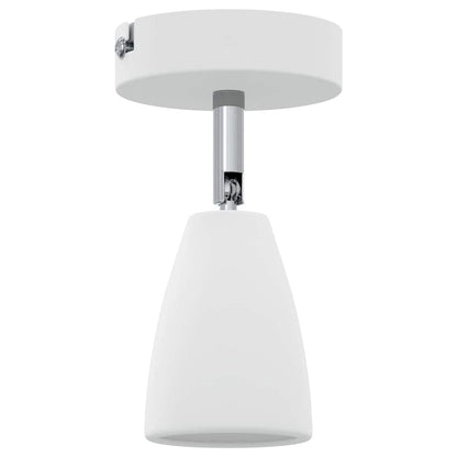 Ceiling Spotlight with Spotlights White 8 x 8 x 14 cm Metal