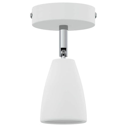 Ceiling Spotlight with Spotlights White 8 x 8 x 14 cm Metal