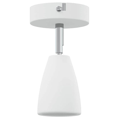 Ceiling Spotlight with Spotlights White 8 x 8 x 14 cm Metal