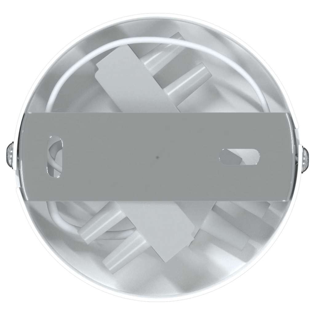 Ceiling Spotlight with Spotlights White 8 x 8 x 14 cm Metal