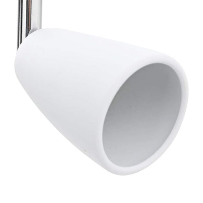 Ceiling Spotlight with Spotlights White 25.5 x 8 x 16 cm Metal