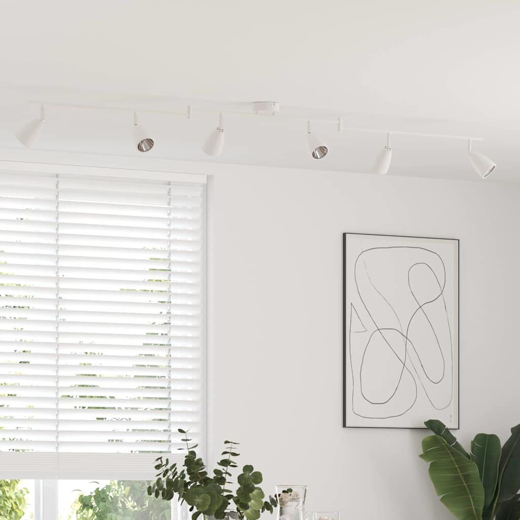Ceiling Spotlight White 176.5 x 12.5 x 13.5 cm Metal