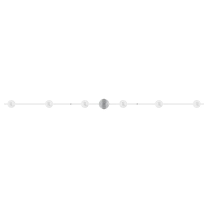 Ceiling Spotlight White 176.5 x 12.5 x 13.5 cm Metal