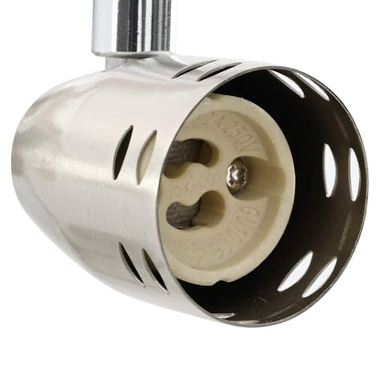 Ceiling Spotlight with Spotlights Nickel 27 x 10 x 12 cm Metal