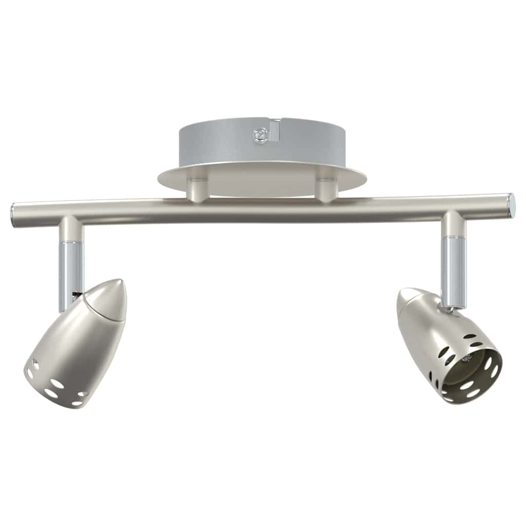 Ceiling Spotlight with Spotlights Nickel 27 x 10 x 12 cm Metal