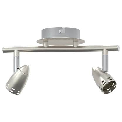 Ceiling Spotlight with Spotlights Nickel 27 x 10 x 12 cm Metal