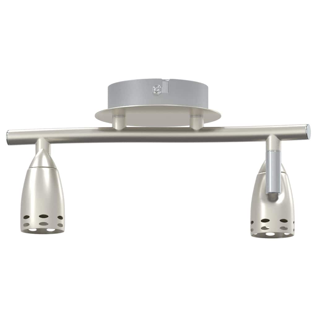Ceiling Spotlight with Spotlights Nickel 27 x 10 x 12 cm Metal