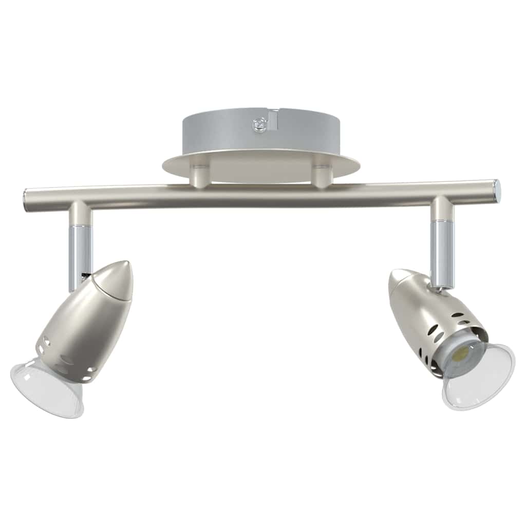 Ceiling Spotlight with Spotlights Nickel 27 x 10 x 12 cm Metal