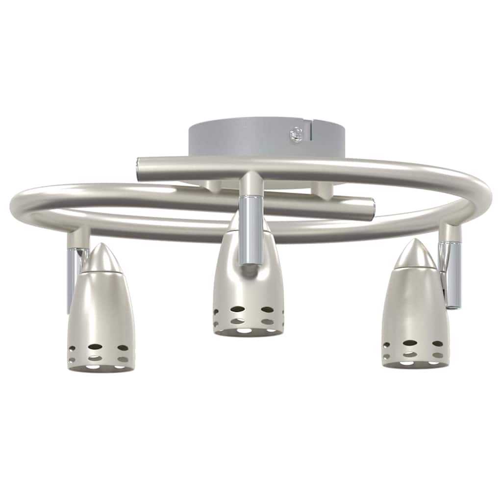 Ceiling Spotlight Nickel 24 x 22 x 12.5 cm Metal