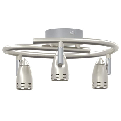 Ceiling Spotlight Nickel 24 x 22 x 12.5 cm Metal
