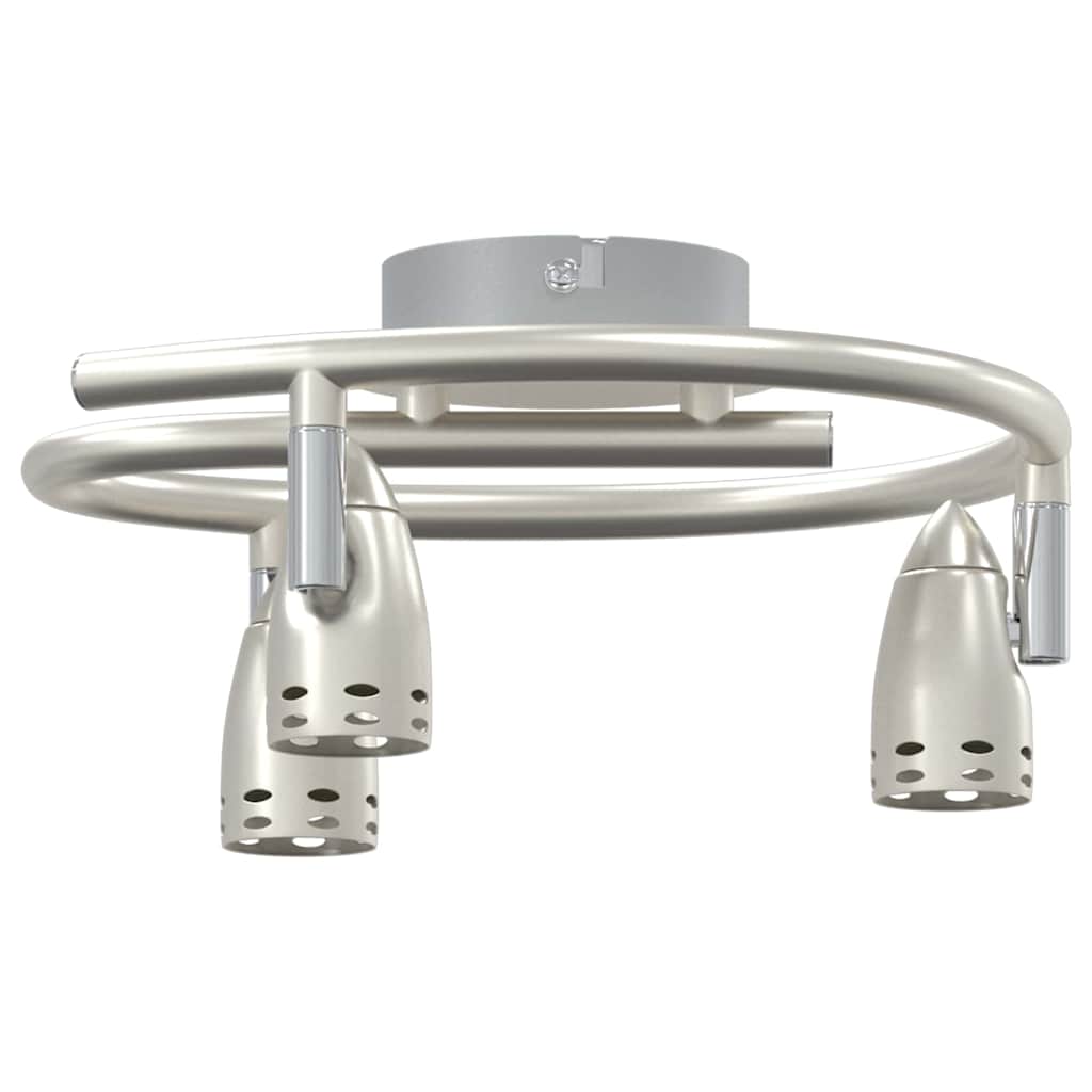 Ceiling Spotlight Nickel 24 x 22 x 12.5 cm Metal