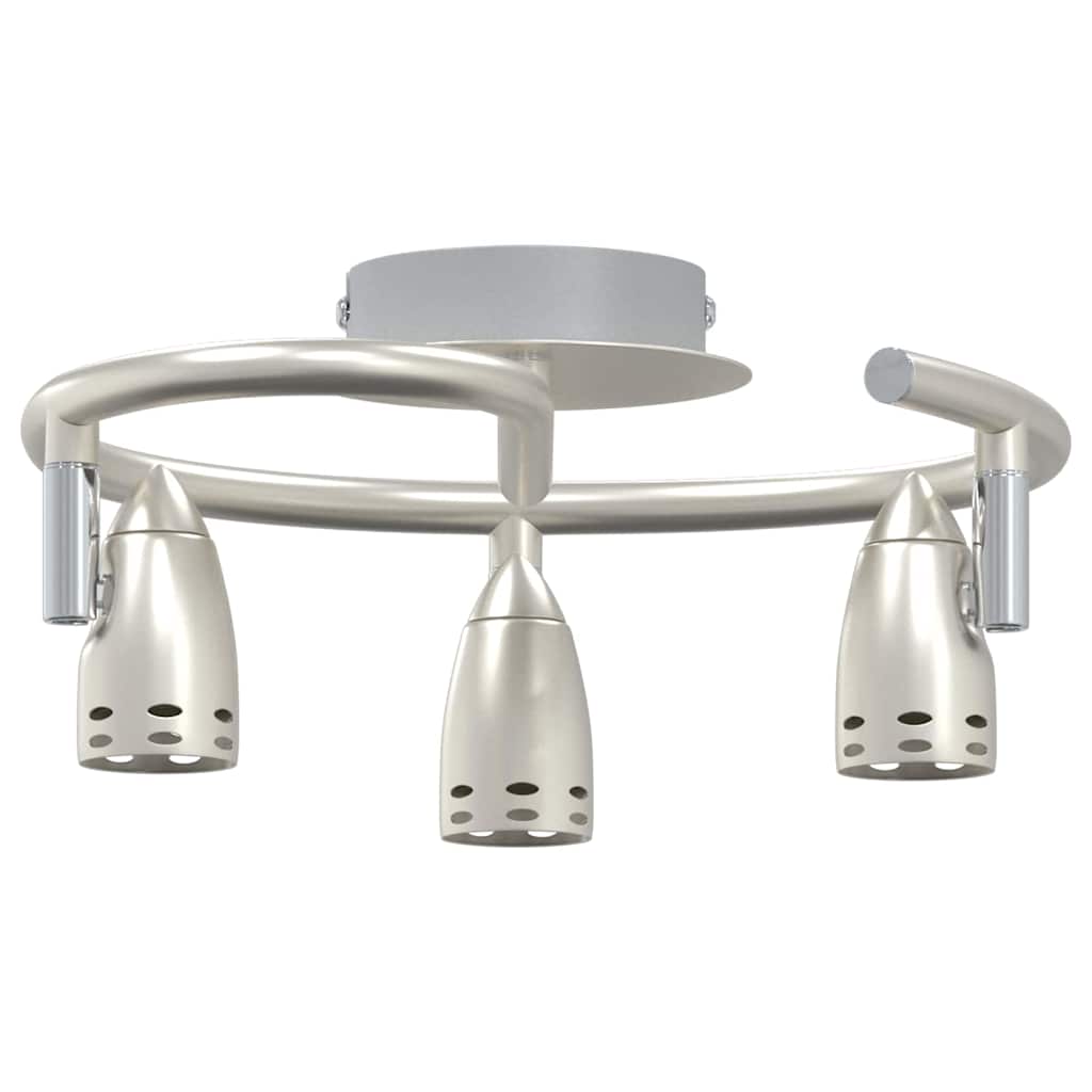 Ceiling Spotlight Nickel 24 x 22 x 12.5 cm Metal