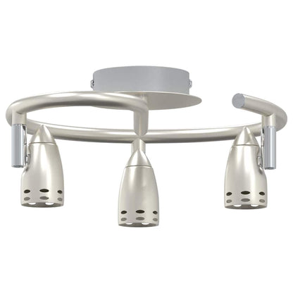 Ceiling Spotlight Nickel 24 x 22 x 12.5 cm Metal