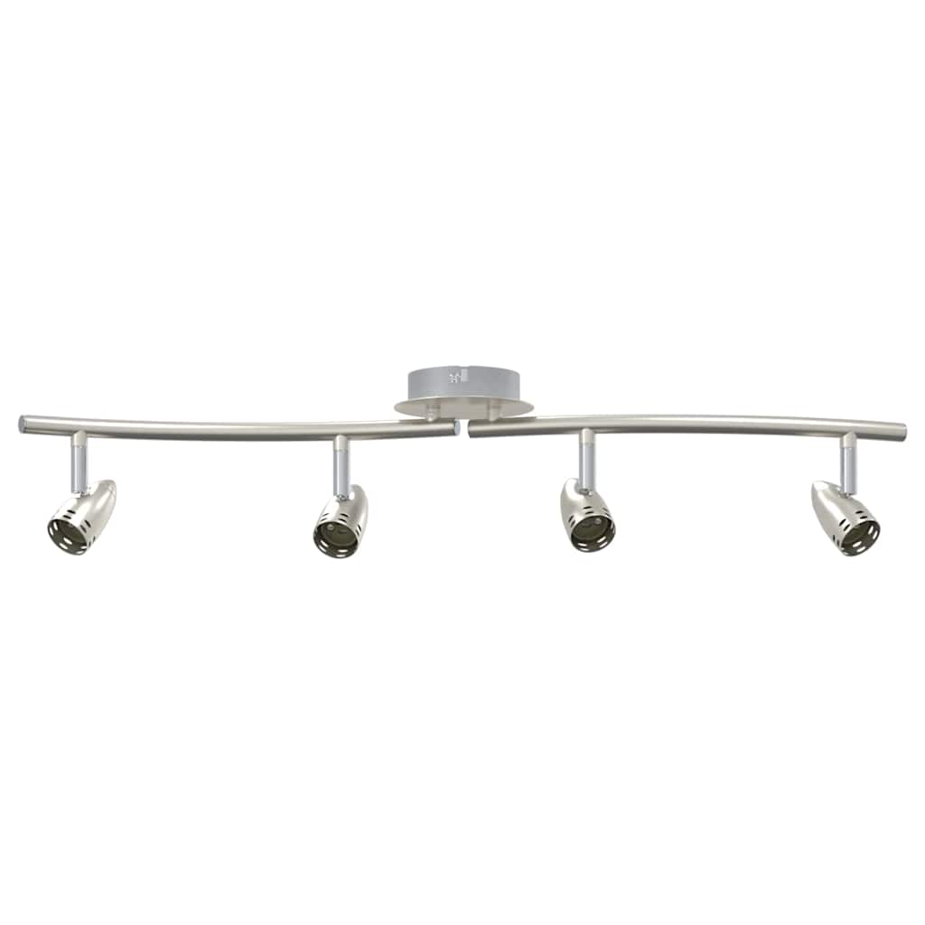 Ceiling Spotlight Nickel 61 x 10 x 12.5 cm Metal