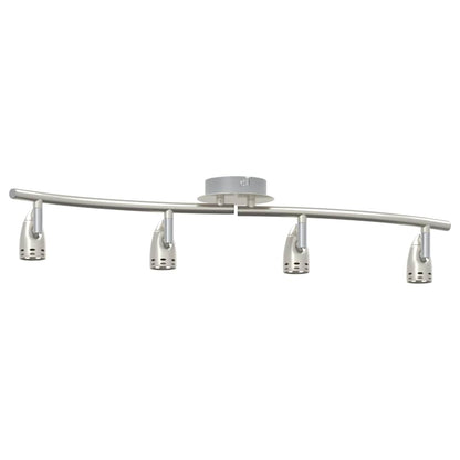 Ceiling Spotlight Nickel 61 x 10 x 12.5 cm Metal