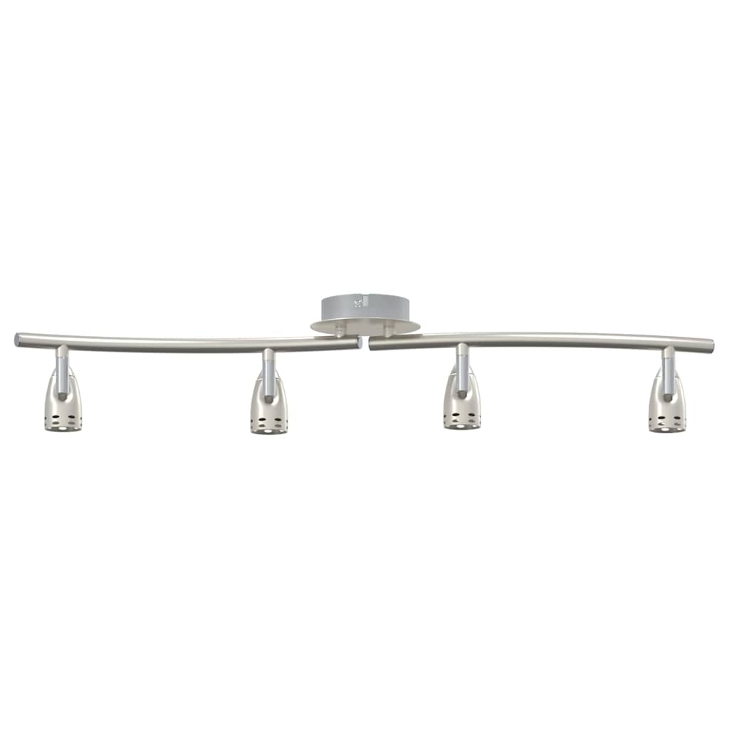 Ceiling Spotlight Nickel 61 x 10 x 12.5 cm Metal