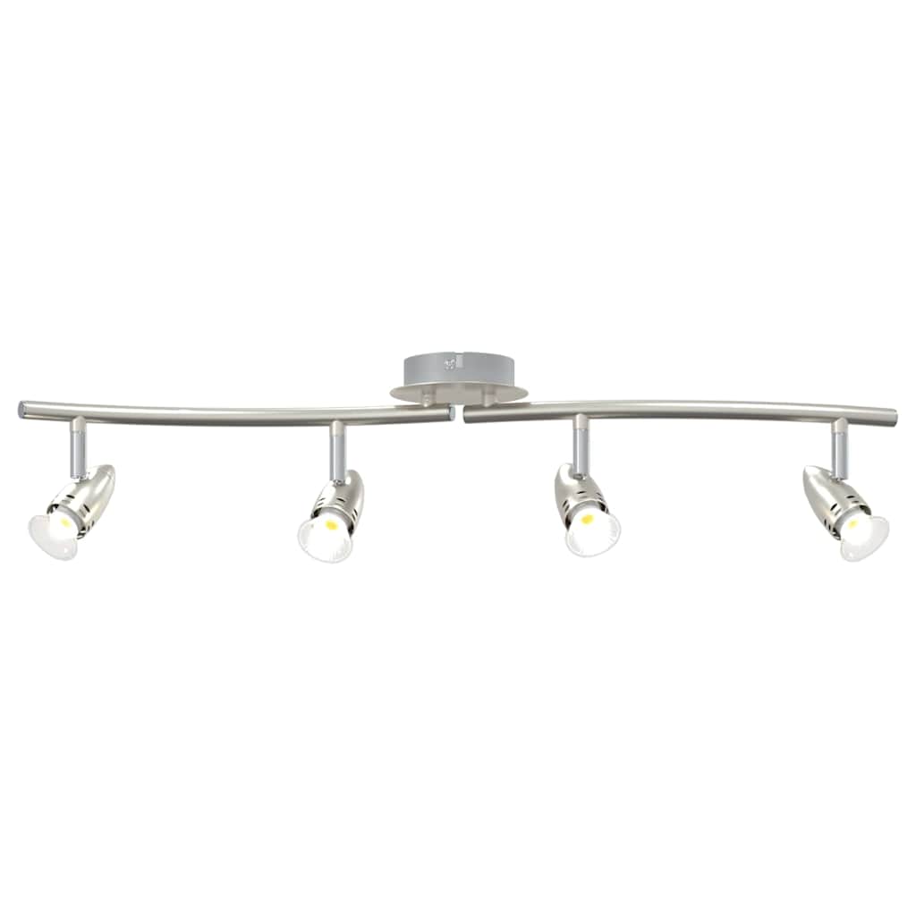 Ceiling Spotlight Nickel 61 x 10 x 12.5 cm Metal