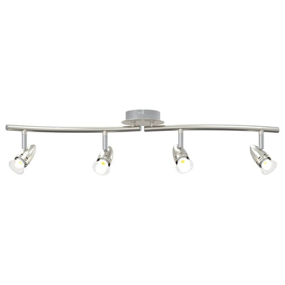 Ceiling Spotlight Nickel 61 x 10 x 12.5 cm Metal