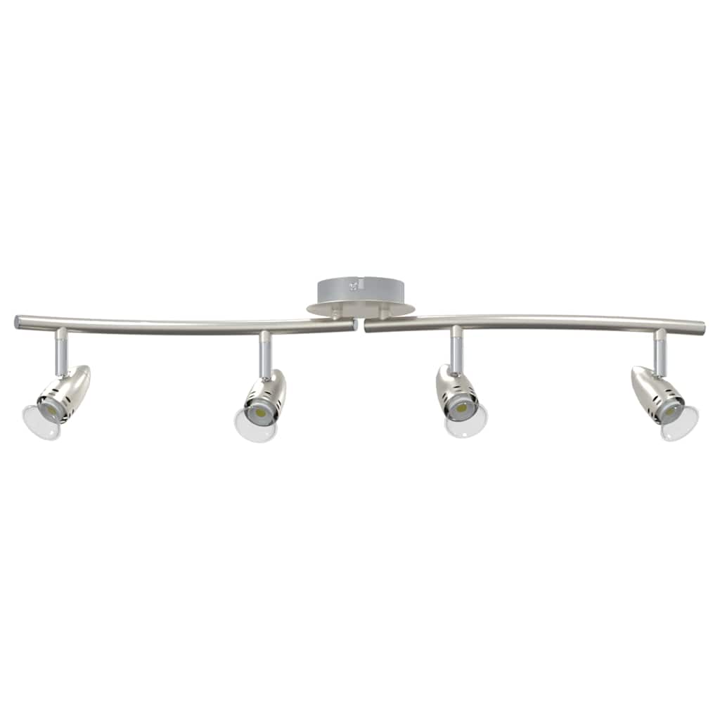 Ceiling Spotlight Nickel 61 x 10 x 12.5 cm Metal