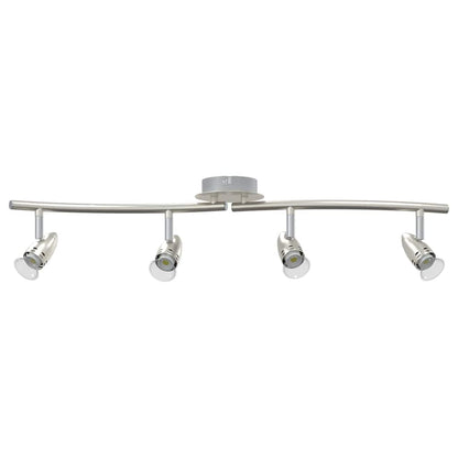Ceiling Spotlight Nickel 61 x 10 x 12.5 cm Metal