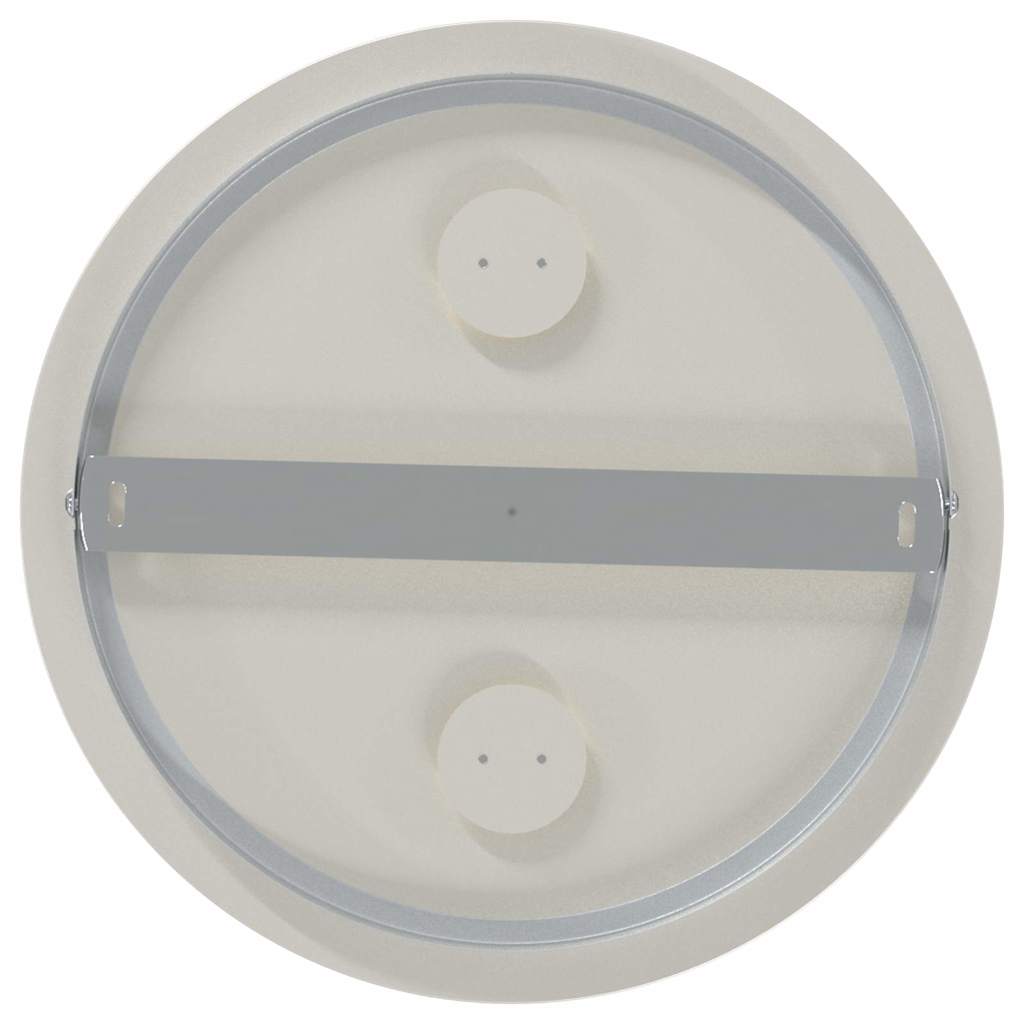 Ceiling Spotlight Nickel 29 x 29 x 11 cm Steel and Glass