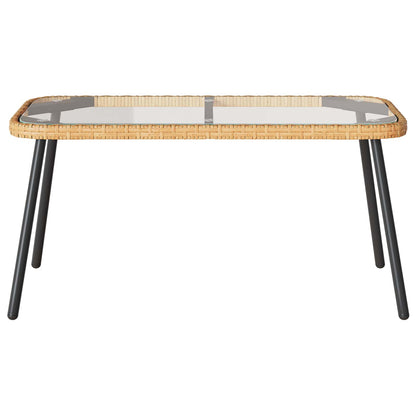 Coffee Table Brown and Black 90 x 45 x 43 cm