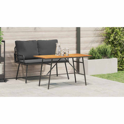 Dining Table Brown 110 x 55 x 61.5 cm Solid Acacia Wood