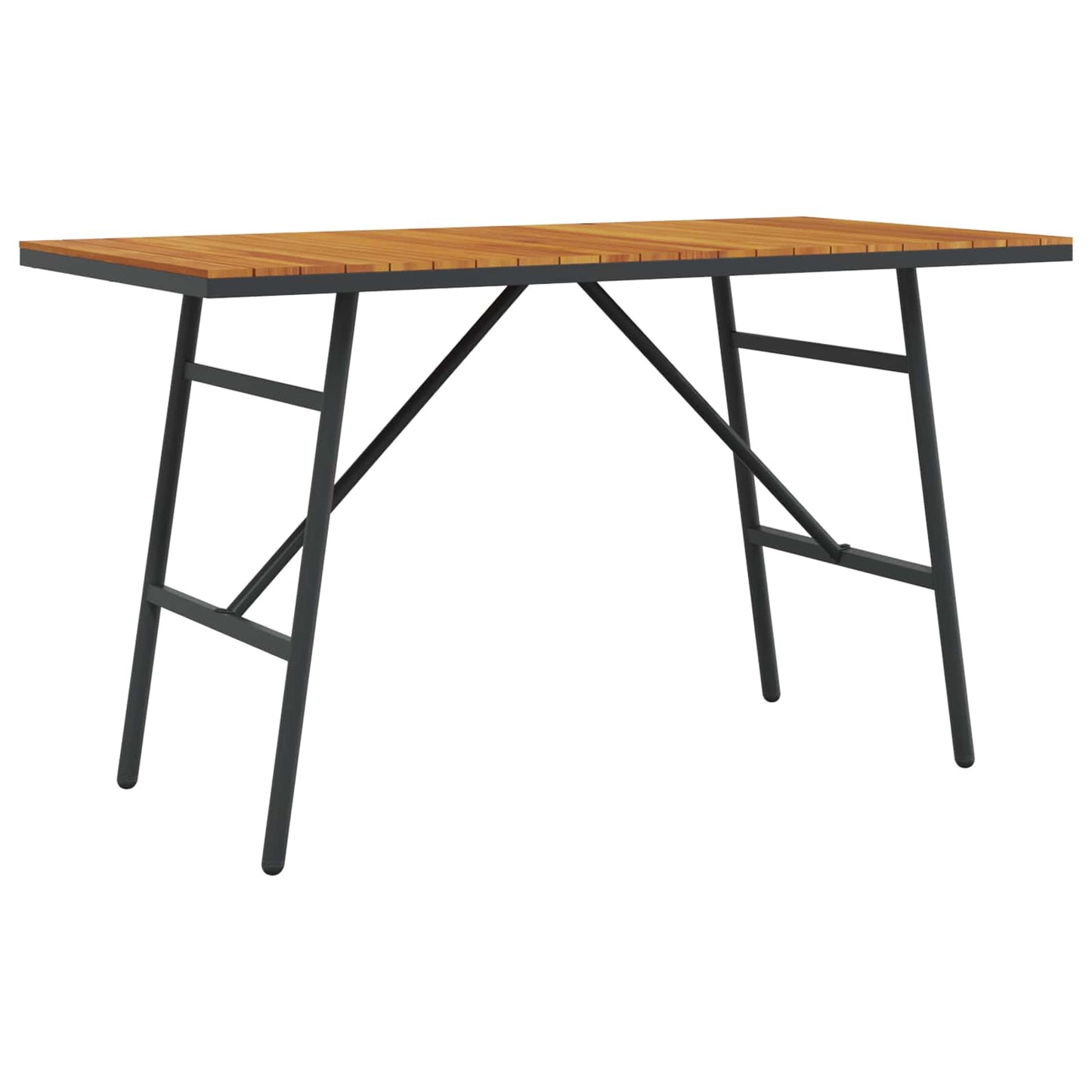 Dining Table Brown 110 x 55 x 61.5 cm Solid Acacia Wood