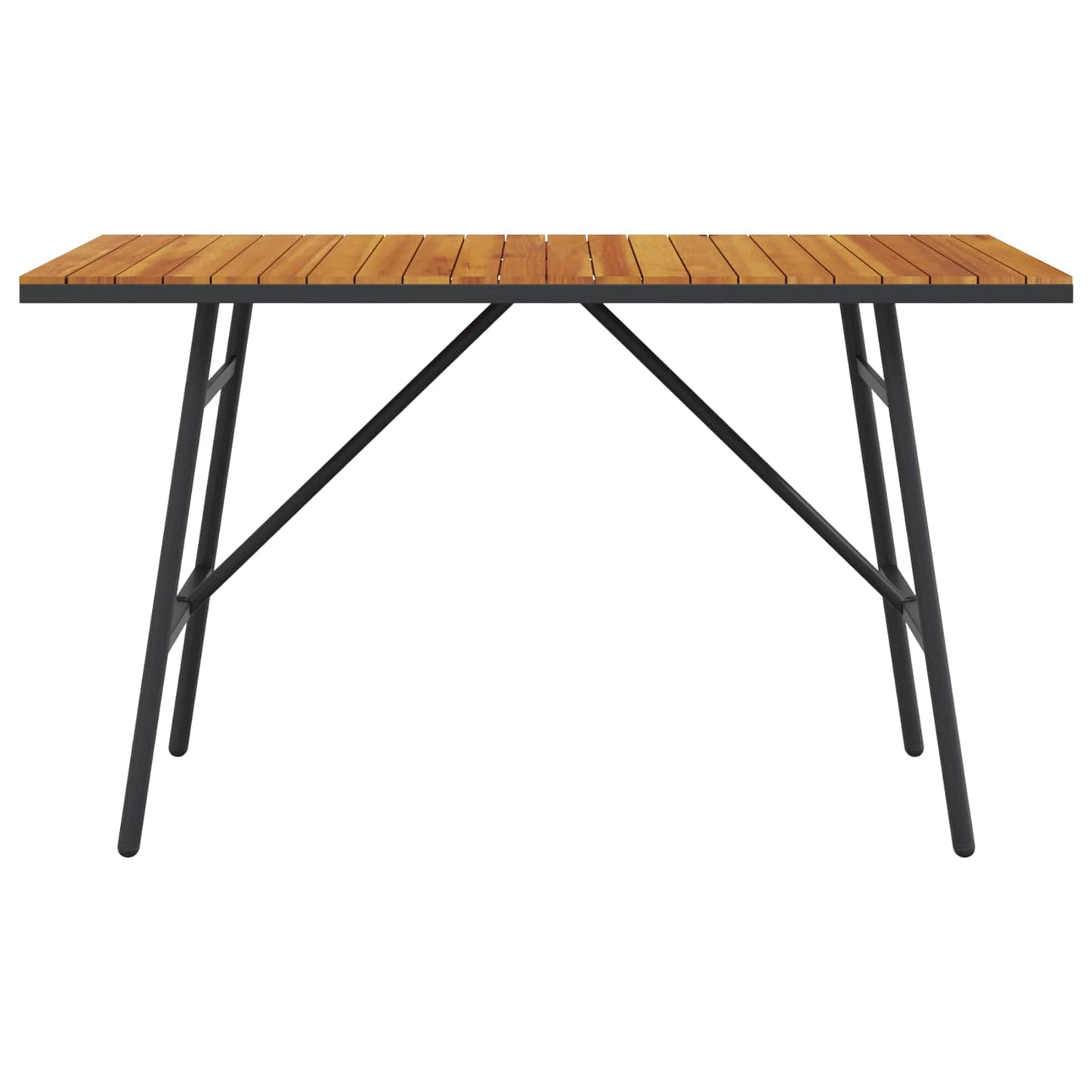 Dining Table Brown 110 x 55 x 61.5 cm Solid Acacia Wood