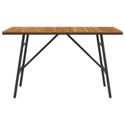 Dining Table Brown 110 x 55 x 61.5 cm Solid Acacia Wood
