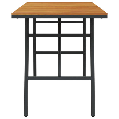 Dining Table Brown 110 x 55 x 61.5 cm Solid Acacia Wood