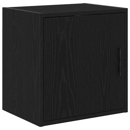 Garage Cabinets 2 pcs Black Engineered Wood