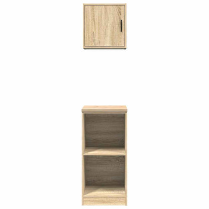 Garage Cabinets 2 pcs Sonoma Oak Engineered Wood