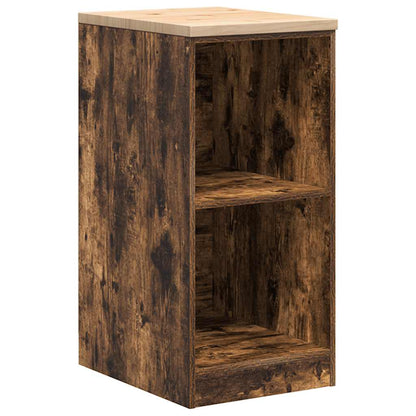 Garage Cabinets 2 pcs Smoked Oak Engineered Wood